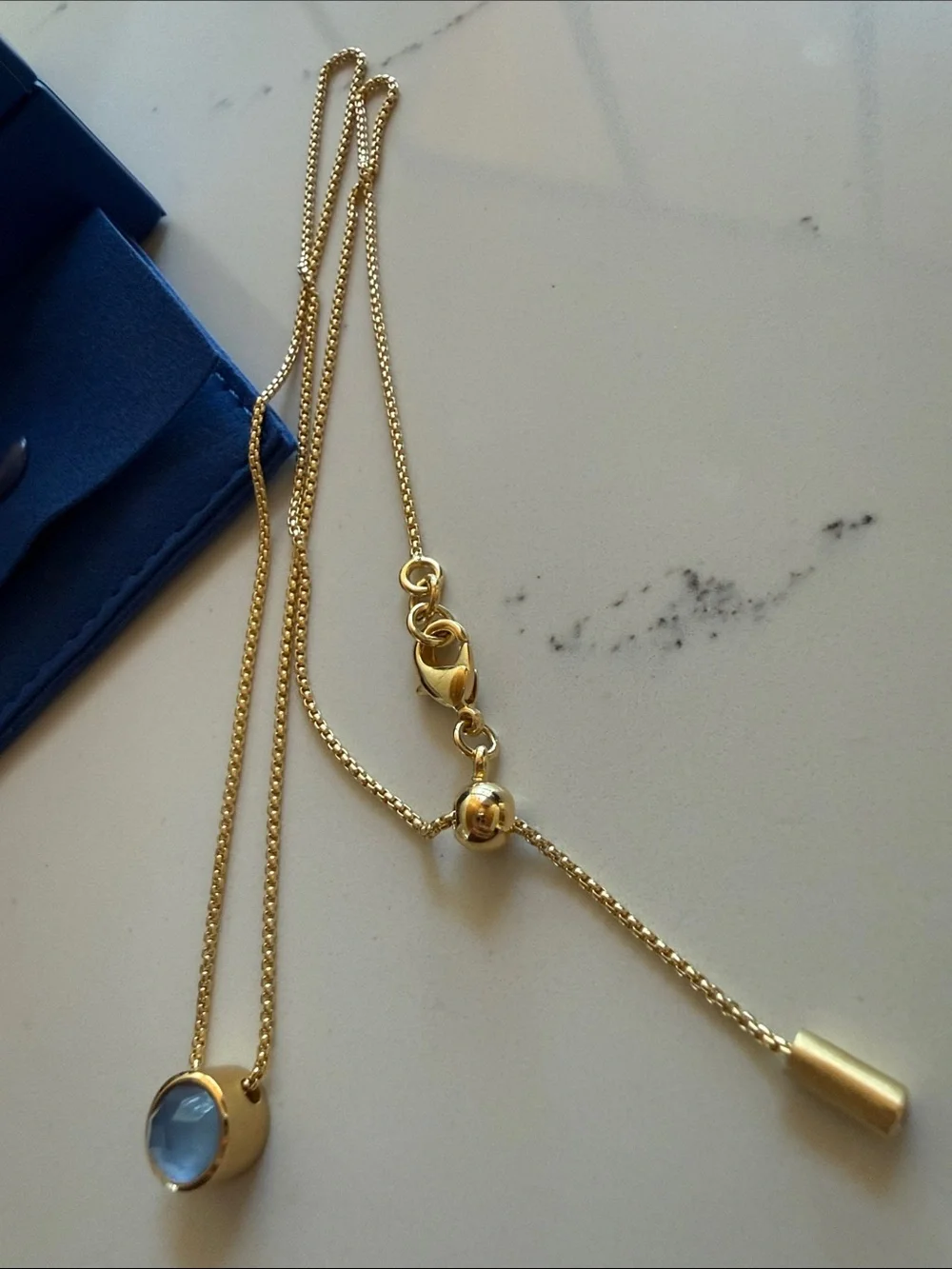 Dean Davidson Signature Midi Knockout Pendant in color Celestial Blue NEW